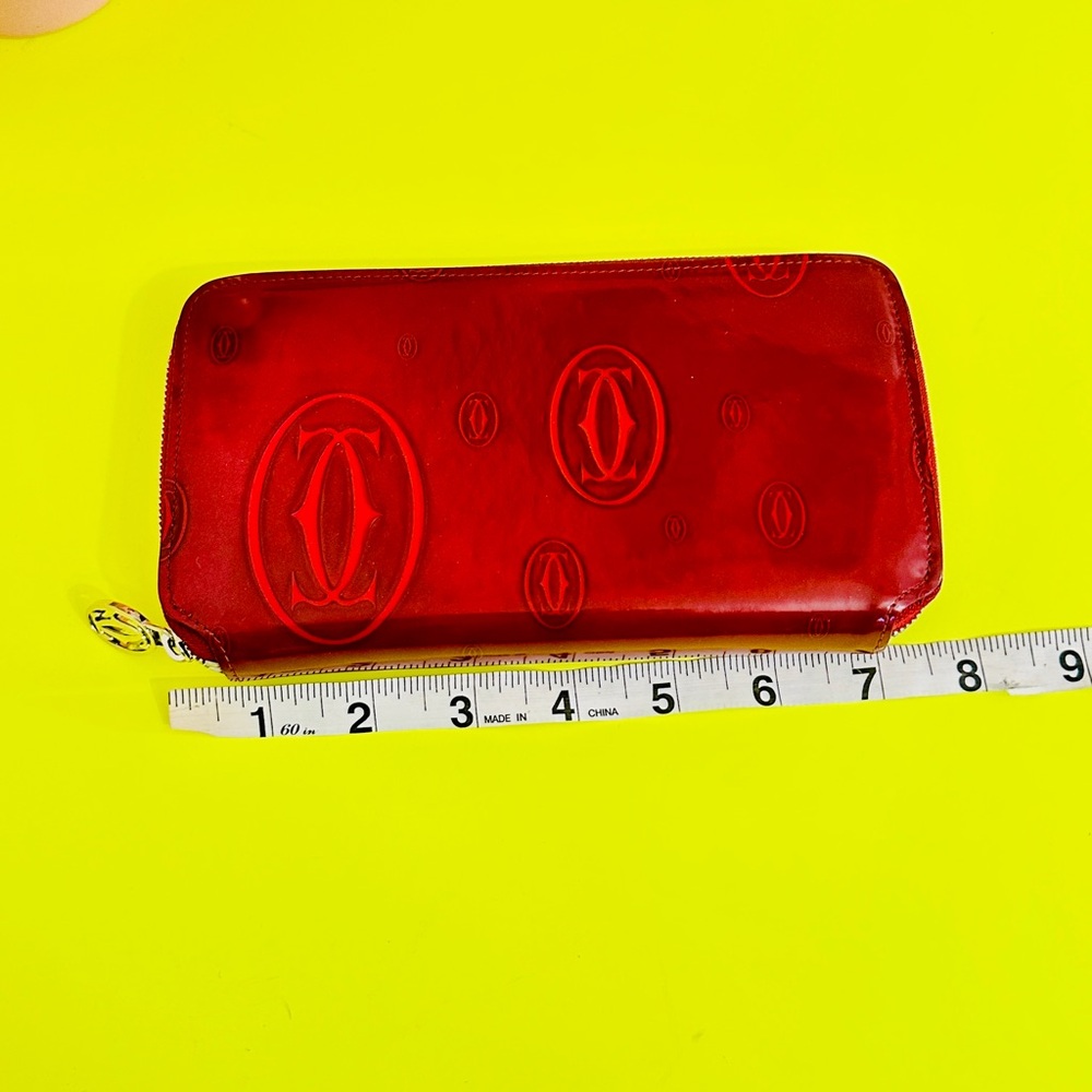 Cartier long zippy wallet patent leather - Picture 6 of 14